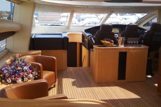 Yacht GIGIOLE -  Salon looking forward